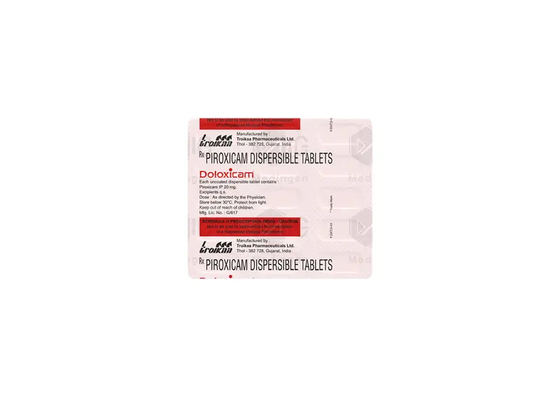 DOLOXICAM 20MG DOLOXICAM 20MG